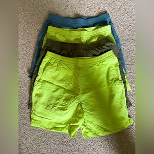 4x Pairs of Men’s NORTH FACE Medium Running Shorts